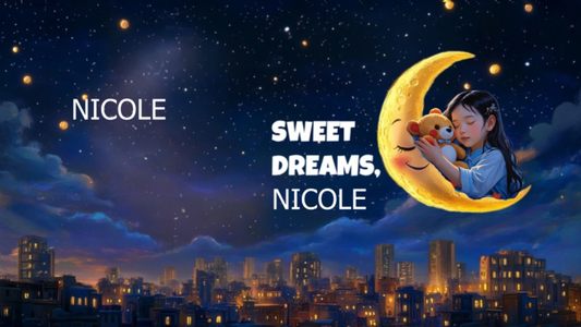children’s personalized storybook SWEET DREAMS, [NICOLE]